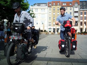 Abfahrt in Cottbus