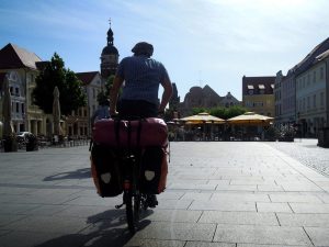Abfahrt in Cottbus