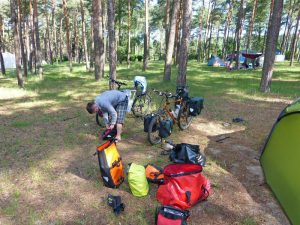 Morgendliches Packen