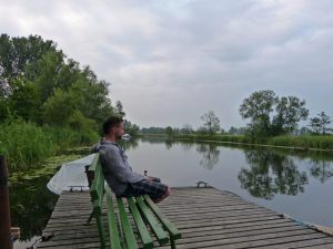 Patrick beim verdienten relaxen nach einem langen Tag