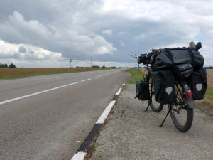 Rast an der Landstraße