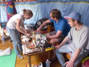 Hier wird der Crepe Teig zubereitet