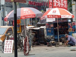 Fahrradwerkstatt in Peking