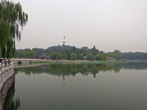 Stadtpark in Peking, ebenfalls beliebt zum Tretbootfahren
