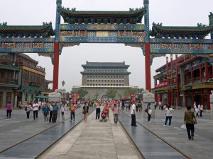 Einkaufsmeile in Peking