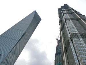 Hoch hinas - Shanghai hat einige Hochhäuser im Finanzzentrum