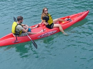 Paddelausflug zur nahegelegenen Insel
