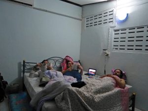 beim homestay fiel das "auf dem Boden schlafen" aufgrund hygienischer Mängel aus