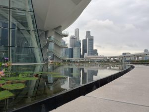 ... am ArtScience Museum in Singapur ...