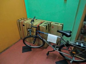 Mathias' Fahrrad muss in Singapur bleiben und sucht noch ein neues Herrchen.