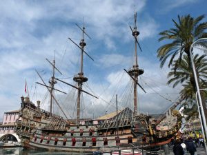 Schiff Neptune wurde extra für den Film "Piraten" gebaut.