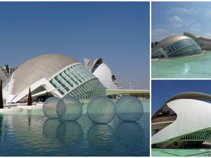 Hemisferic in der Stadt der Künste und Wissenschaften von Valencia, in Valencia
