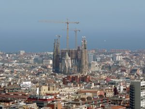 … Sicht vom Park Güell in Barcelona …