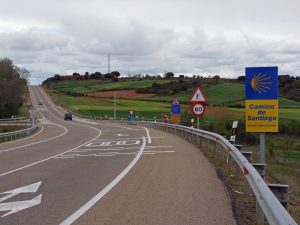 Die Ausschilderung ist super auf dem Camino de Santiago.