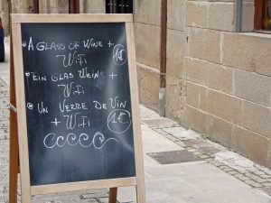 Geschäfts Idee auf dem Camino de Santiago ((-: