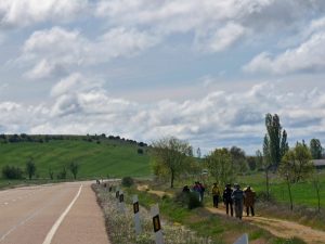 Der Camino de Santiago ist sehr gut besucht ...