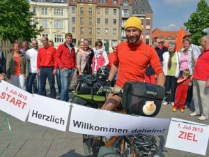 Es gab Höhen und Tiefen, Gegen- und Rückenwind und ich danke allen, die mich vor, während und nach meiner Reise motiviert und unterstützt haben.
