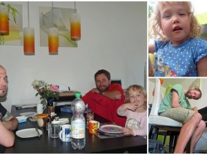 Weiter ging es nach Leipzig zu Julius und klein Lara