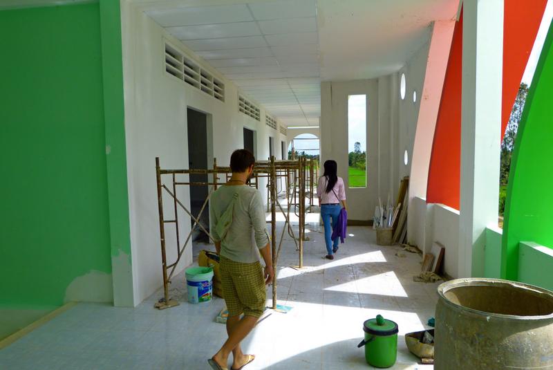 Neubau des Kindergartens in Vinh Long, Vietnam